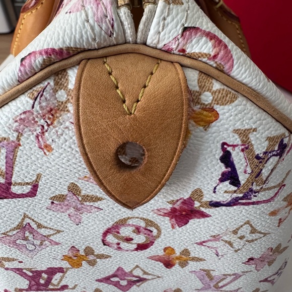 Louis Vuitton Speedy - Watercolor Aquarelle size 30. - Picture 4 of 13